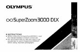 Infinity Super Zoom 3000 Deluxe - Olympus CorporationWorking Distance Close-Up Correction Picture frame Close-up correction marks Image area of picture at 0.6 m (2 ft) When the subject