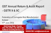GST Annual Return & Audit Report - GSTR 9 & GST Annual Return & Audit Report - GSTR 9 & 9C Rohit Kumar