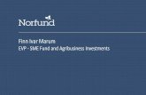 Finn Ivar Marum - Norfund 2018-05-09¢  Finn Ivar Marum EVP - SME Fund and Agribusiness Investments