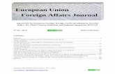 European Union Foreign Affairs Journal · European Union Foreign Affairs Journal – N° 3 – 2015 , eufaj@libertas-institut.com 4 Editorial Dear readers, when this EUFAJ issue has