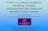 ATAT - A software toolkit for modeling coupled …...ATAT - A software toolkit for modeling coupled configurational and vibrational disorder in alloy systems This work was supported