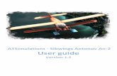 ATSimulations - Sibwings Antonov An-2 User guide · SibWings - ATSimulations Antonov An-2 Page 9 of 38 HISTORY OF THE ANTONOV AN-2 The Antonov An-2 (Russian nickname “kukuruznik”