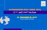 HYDROGEOLOGY (GEO 451) 451ويج( هايملا ايجولويجfac.ksu.edu.sa/sites/default/files/hydrogeology_geo_451.pdf · 2014-03-18 · Press Release WHO World Water Day - 22