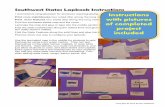 Southwest States Lapbook Instructions - Adrian Snary · Southwest States Lapbook Instructions I recommend using gluestick for all pieces requiring gluing. Print state matchbooks two