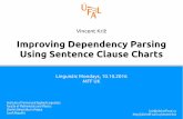 Improving Dependency Parsing Using Sentence Clause Chartsufal.mff.cuni.cz/~kriz/talks/presentation_2016-10-10.pdf · Kríž: Improving Dependency Parsing Using Sentence Clause Charts
