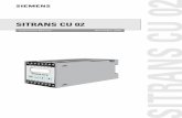 SITRANS CU 02 - Siemens7ML19985DN01 SITRANS CU 02 Page 7 Operation Start Delay On initial powering of the SITRANS CU 02, the start delay circuit prevents the relays from going into