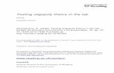 Testing oligopoly theory in the lab - CentAURcentaur.reading.ac.uk/34783/1/anales.pdf · 2018-12-19 · Testing Oligopoly Theory in the Lab Nikolaos Georgantz¶‡s⁄ LEE/LINEEX