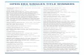 open era singles title winners - ATP Tour /media/files/media-guide/2015/...آ  open era singles title