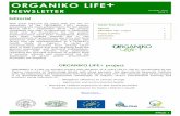 ORGANIKOorganikolife.com/wp-content/uploads/2016/02/ORGANIKO...ORGANIKO LIFE+ newsletter PAGE 3 1st Training course for local authorities and farmers in Italy The 1st training course