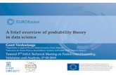 A brief overview of probability theory in data science Fusion Data... · A brief overview of probability theory in data science Geert Verdoolaege 1Department of Applied Physics, Ghent