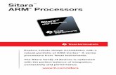 Sitara ARM Processors Brochure - esys.irprocessors to create inspiring ARM designs that start to bridge the gap between high-end MCUs and mid-range ARM processor-based devices. Highly