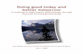 Doing good today and better tomorrow - Hewlett …...Doing good today and better tomorrow A roadmap to high impact philanthropy through outcome-focused grantmaking The William and
