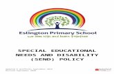 eslingtonfurrowfield.org · Web viewSpecial Educational Needs and Disability (SEND) Policy. 201. 9-20. 20. Context. This policy was developed in consultation with parents/carers,