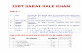 ISBT SARAI KALE KHAN NEW - Delhi Traffic Police...ISBT SARAI KALE KHAN NOTE :- 1. Fare Rs.25/ - for first fall of 2 km. (upon downing the meter) and thereafter Rs. 8.00 per kilometer