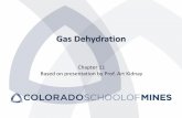 Chapter 11 Based on presentation by Prof. Art Kidnayjjechura/GasProcessing/08_Dehydration.pdf · Reasons for Gas Dehydration Field Operations Prevent hydrate formation Minimize corrosion