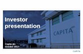Investor presentation - Capita/media/Files/C/Capita-IR-V2/reports-and... · Capita plc October 2017 . Contents Overview of 2017 and investment proposition 3 –4 ... Southampton digital