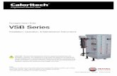 Packaged Steam Boiler VSB Series - content.thermon.com · The boiler shall be installed by qualified personnel in accordance with the instructions contained in this manual. Compliance