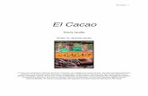 El Cacao Study Guide Andy's Comments - KanopyEl Cacao !3 A Brief History of Cacao Cacao is a commodity that comes from the fruit pods that grow on the Theobroma Cacao tree. Farmers