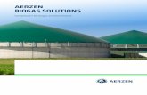 AERZEN BIOGAS SOLUTIONS · BIOGAS BLOWERS Designed specially for the biogas market, these blowers provide the ultimate in reliability and efficiency. Series GM biogas blowers by AERZEN