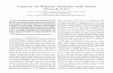 Capacity of Wireless Networks with Social …fu-ly/paper/Capacity of Wireless...1 Capacity of Wireless Networks with Social Characteristics Luoyi Fu, Wentao Huang, Xiaoying Gan, Feng