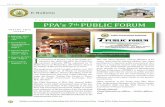 E Bulletin · 2019-01-16 · Page 2 Entities are Reminded to Start Submitting their 2016 Procurement Plans -Using PPA’s Online Procurement Planning System Public Procurement Authority: