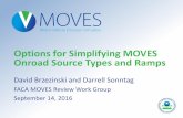 Options for Simplifying MOVES Onroad Source Types and …Options for Simplifying MOVES Onroad Source Types and Ramps David Brzezinski and Darrell Sonntag FACA MOVES Review Work Group