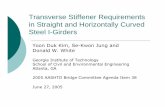 Transverse Stiffener Requirements in Straight and ...ctgttp.edu.free.fr/TRUNGWEB/TC TK Cau 22 TCN 272... · Transverse Stiffener Requirements in Straight and Horizontally Curved Steel