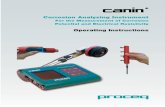 Corrosion Analyzing InstrumentManual.pdf · concrete. Two types of probe, each with it’s own measurement method can be attached to the display unit. The instrument displays and