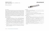 Data Sheet - Digi-Key Sheets/Avago PDFs/AFBR-703SDZ.pdf · Data Sheet Description The Avago AFBR-703SDZ transceiver is part of a family of SFP+ products. This transceiver utilizes