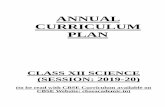 ANNUAL CURRICULUM PLAN - Golaya5 Curriculum Plan of Physics 13 – 19 6 Examination Syllabus of Physics 20 7 Curriculum Plan of Chemistry 21 – 27 ... Investigatory Project Assignment