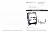 BMW Mini (R56) - KENWOOD Installation Manual Double DIN Kit CAW 2023-06 1. BMW Mini (R56) with automatic