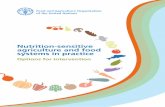 Options for interventionNutrition-sensitive agriculture and food systems in practice. Options for intervention addresses this need by providing a list of food system-based intervention