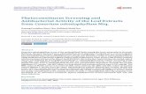 Phytoconstituent Screening and Antibacterial Activity of ... · non-microbial origin has been supported by World Health Organization [12]. Canarium odontophyllum Miq. belonging to