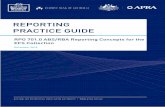 REPORTING PRACTICE GUIDE...This guide should be read in conjunction with: the EFS collection, including Reporting Standard ARS 701.0 ABS/RBA Definitions (ARS 701.0), which contains