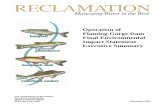 Operation of Flaming Gorge Dam ... - Department of Energy · Green River. These recommendations are an extension of the 1992 jeopardy Biological Opinion RPA. Reclamation committed