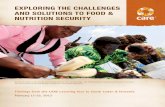 Exploring thE ChallEngEs and solutions to Food & nutrition ... · Exploring thE ChallEngEs and solutions to Food & nutrition sECurity Findings from the CARE Learning Tour to South