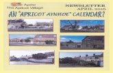 CHURCH CALENDAR F OR APRIL 2016 - Aynho · CHURCH CALENDAR F OR APRIL 2016 AYNHO - CROUGHTON - EVENLEY - F ARTHINGHOE - HINTON - in ... Overture' by Wagner brought the first half