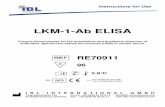 LKM-1-Ab ELISA - IBL international...Page 1 of 9 1 Intended Use LKM-1-Ab is a solid phase enzyme immunoassay employing human recombinant cytochrome p450 IID6 for the quantitative and