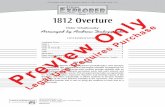 1812 Overture - Alfred Music1812 OVERTURE The memorable themes and heroic drama of Tchaikovsky’s 1812 Overture are captured in this complete and thoroughly playable arrangement for