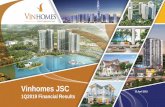 Vinhomes JSC 1Q2019 Financial Results · • In March 2019, Vinhomes announced the restructuring of its products into two brands –Vinhomes (for middle and high-income customers)