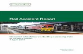 Rail Accident Report - gov.uk · Rail Accident Report Occupied wheelchair contacting a passing train ... a wheelchair occupied by a teenage girl moved ... for their train to London.