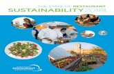 THE STATE OF RESTAURANT SUSTAINABILITY2018 · *Note: Some larger restaurant brands use highly efficient cooking equipment that is customized for their operations. Custom equipment