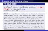 Hi students!people.math.umass.edu/~hongkun/233review-ex3.pdfProblem 23 - Exam 2 Fall 2006 Evaluate the integral Z 1 0 Z 1 y p x3 +1 dx dy by reversing the order of integration. Solution: