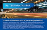 PM1725 NVMe PCIe SSD - Samsung Electronics America · Samsung memory solutions helps data centers operate continually at the highest performance levels. Samsung has the added advantage