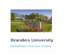 Brandeis Sourcing & Procurement Assessment · 2019-05-07 · Detailed Receipt : Add (ie: comment, alerts, invoice lines) ... • All requests for purchases of goods and services not
