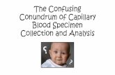 The Confusing Conundrum of Capillary Blood Specimen ...Hemolysis in Serum Samples Drawn in the Emergency Department Edward R. Burns, Noriko Yoshikawa Department of Pathology, Albert