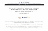 Advanced European Infrastructures for Detectors at ... · EP DT IRRAD The New 24GeV/c Proton Irradiation Facility at CERN Blerina Gkotse, Maurice Glaser, Georgi Gorine, Michael Moll,