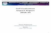 Self Evaluation Impact Report 2018-19...W o r k h a r d , b e k i nd 1 BGLC Self Evaluation and Improvement Pack - Document 2: Self Evaluation and Impact Report 2018-19 Brookvale Groby