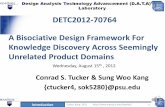 DETC2012-70764 A Bisociative Design Framework For ...A Bisociative Design Framework For Knowledge Discovery Across Seemingly Unrelated Product Domains DETC2012-70764 Conrad S. Tucker