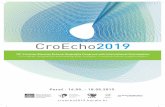 CroEcho2019 · CroEcho2019 10th Croatian Biennial Echocardiography Congress with International Participation 10. hrvatski dvogodišnji ehokardiografski kongres s međunarodnim sudjelovanjem
